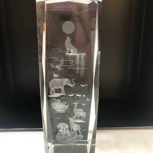 Crystal glass 3D decoration